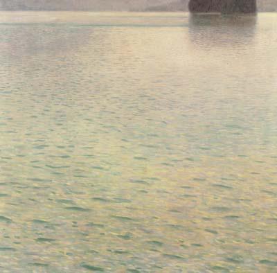 Gustav Klimt Island in Lake Atter (mk20) China oil painting art